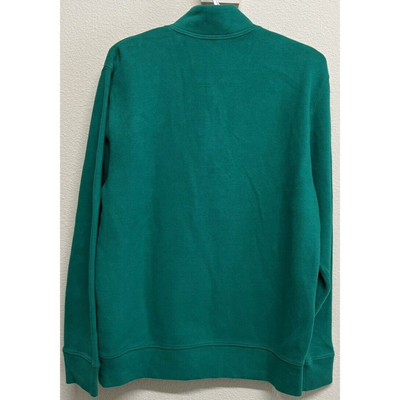 Lands End 1/4 Zip Pullover Sweater Men’s Size M 38-40 Emeral Green - Picture 9 of 11